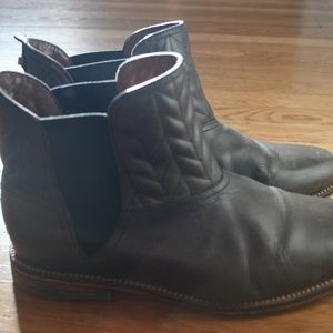 JShoes Quilt Top Ankle Boots